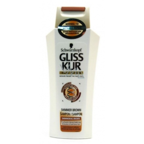 Gliss Kur Satin Brown regeneračný šampón na vlasy 250 ml