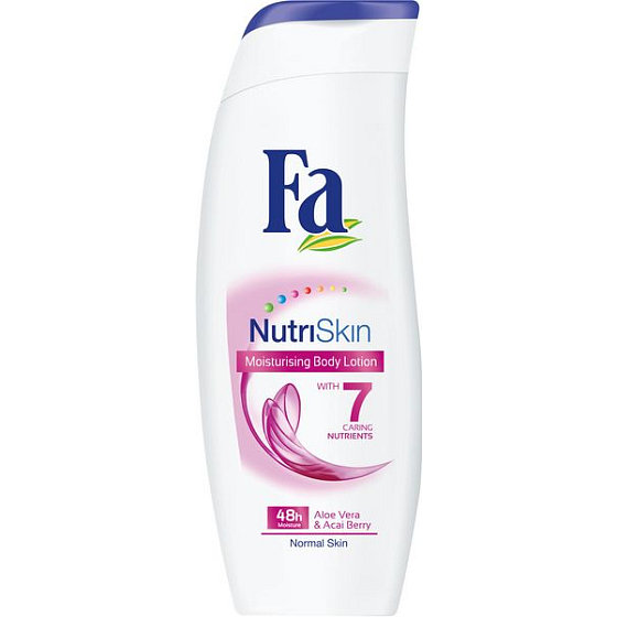 Fa NutriSkin Moisturising Acai Berry Aloe Vera a Acai telové mlieko 400 ml