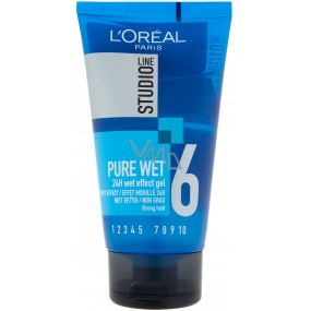 Loreal Paris Studio Line Pure Wet 24h Wet Effect gél na vlasy s mokrým efektom 150 ml