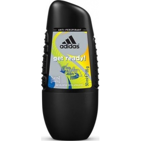 Adidas Cool & Care 48h Get Ready! guličkový antiperspirant dezodorant roll-on pre mužov 50 ml