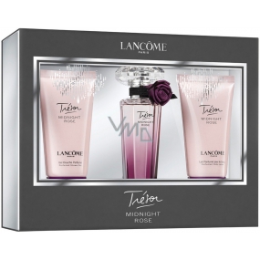 Lancome Trésor Midnight Rose parfumovaná voda 30 ml + telové mlieko 50 ml + sprchový gél 50 ml, darčeková sada