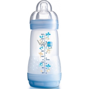 Mám Anti-Colic antikolikovú fľašu na kŕmenie, silikónová jemná cumlík rôzne farby 2+ mesiacov 260 ml