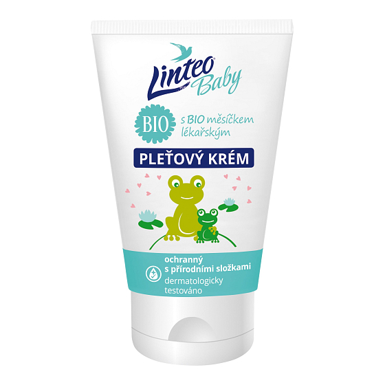Linteo Baby Bio s nechtíkom lekárskym pleťový krém 75 ml