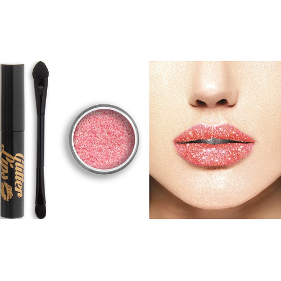 Glitter Lips dlhotrvajúci lesk na pery s trblietkami Diamond In The Buff 3,5 ml