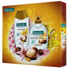 Palmolive Makadamiové potešenie Naturals Macadamia sprchový gél 250 ml + Naturals Macadamia tekuté mydlo 300 ml, kozmetická sada