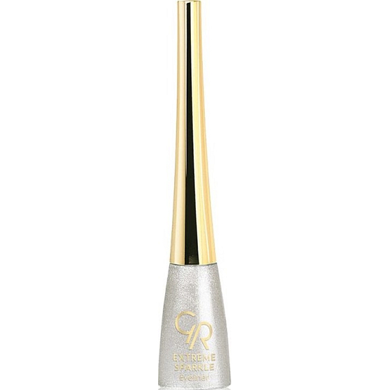Golden Rose Extreme Sparkle Eyeliner očné linky 101 strieborné 5,5 ml