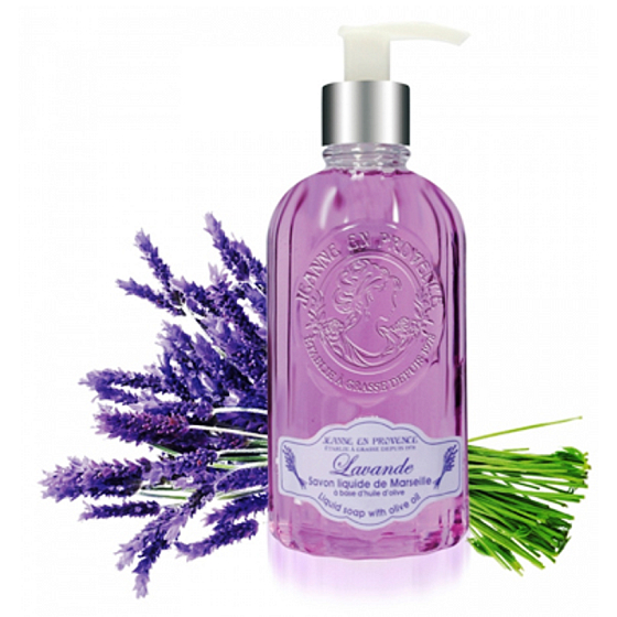 Jeanne en Provence Lavande Levanduľa tekuté mydlo dávkovač 300 ml