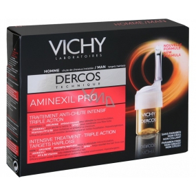 Vichy Dercos Aminexil Pro Kúra proti vypadávaniu vlasov pre mužov 18 x 6 ml