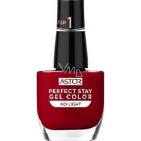 Astor Perfect Stay Gél Color gélový lak na nechty 019 Fashionably Red 12 ml