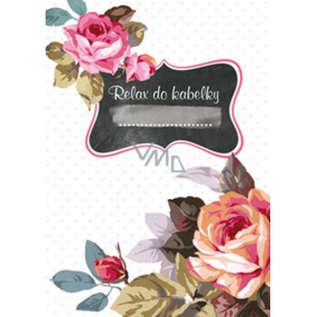 Ditipo Relax do kabelky Ruže zápisník 15 x 10,5 cm