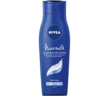 Nivea Hairmilk Ošetrujúci šampón pre normálne vlasy 250 ml