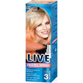 Schwarzkopf Live Pastel farba na vlasy Pastel Apricot 125 ml sprej