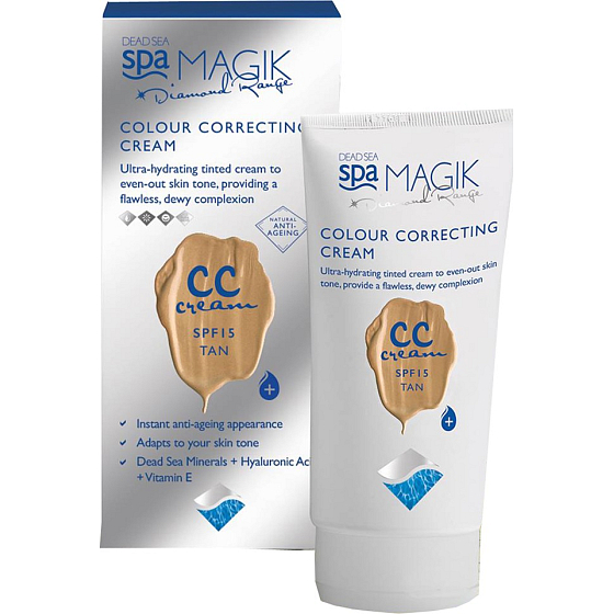 Spa Magik Organická rad CC Cream tonizujúci pleťový hydratačný krém Tan 50 ml