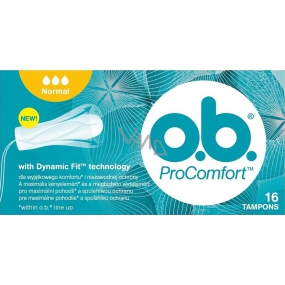 o.b. ProComfort Normal with Dynamic Fit tampóny 16 kusov