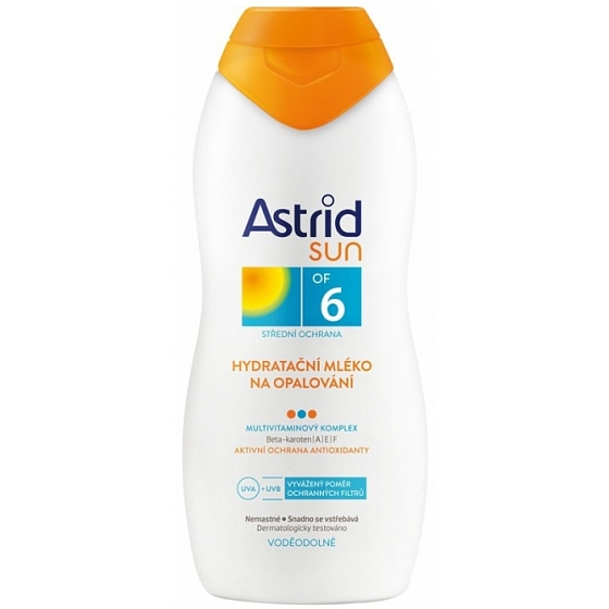 Astrid Sun OF6 hydratačné mlieko na opaľovanie 200 ml