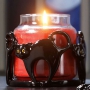Yankee Candle Halloween Black Cat svietnik keramický na strednej a veľkú sviečku Classic 8 x 11 cm