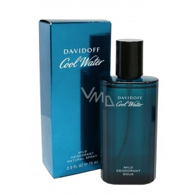 Davidoff Cool Water Men parfumovaný deodorant sklo 75 ml