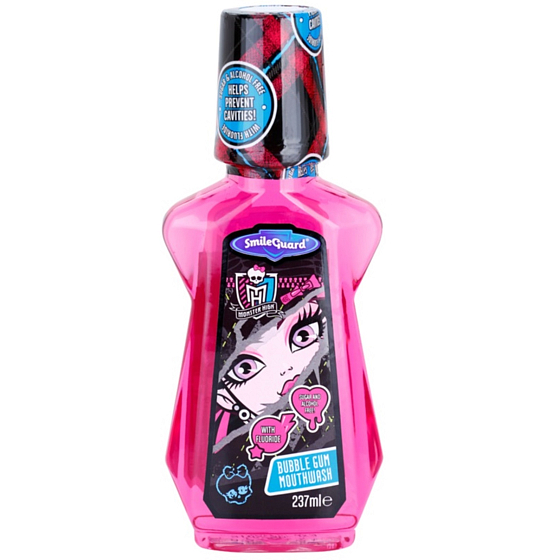 Mattel Monster High s príchuť Bubble Gum ústna voda pre deti 237 ml