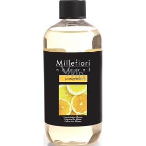 Millefiori Milano Natural Pompelmo - Grep Náplň difuzéra pre vonná steblá 500 ml