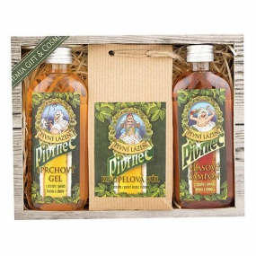 Bohemia Gifts Pivrnec sprchový gél pre mužov 100 ml + šampón na vlasy 100 ml + soľ do kúpeľa 150 g, kozmetická sada