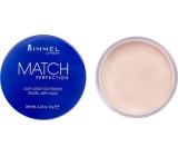 Rimmel London Match Perfection Loose Powder púder 001 Transparent 10 g