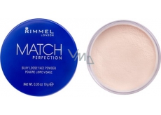 Rimmel London Match Perfection Loose Powder púder 001 Transparent 10 g