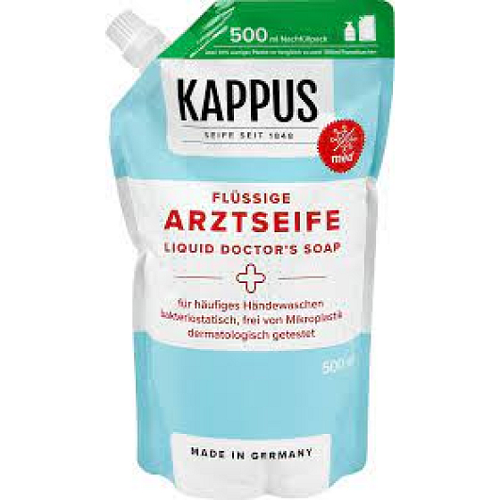 Kappus Antibakteriálne lekárske tekuté mydlo s náplňou 500 ml