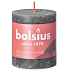 Bolsius Rustic sviečka tmavo šedá valec 68 x 80 mm