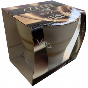 Admit Satin Glass Coffee - Sviečka s vôňou kávy v skle 75 g