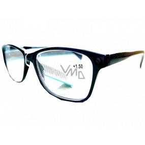 Berkeley dioptrické okuliare na čítanie +1,5 plastové čierne 1 kus MC2224