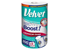 Velvet Boost papierové uteráky tri vrstvy 150 kusov 1 kus