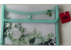 Albi Puzdro na dokumenty Zelené kvety A4 - 330 x 236 mm