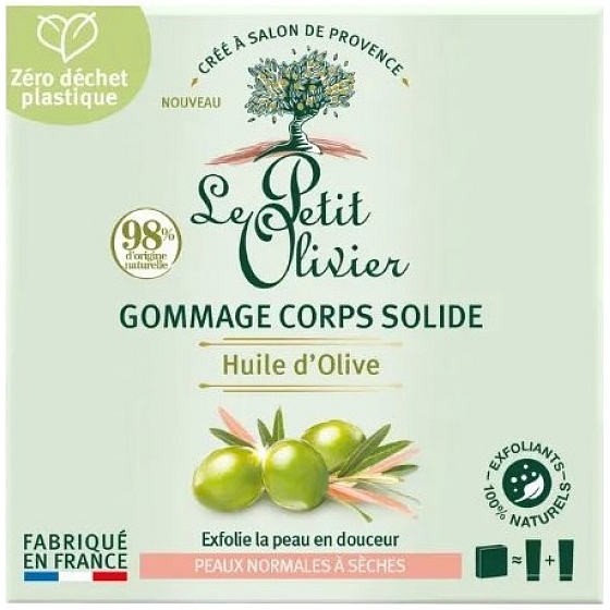 Le Petit Olivier Oliva tuhý telový peeling pre všetky typy pokožky 100 g
