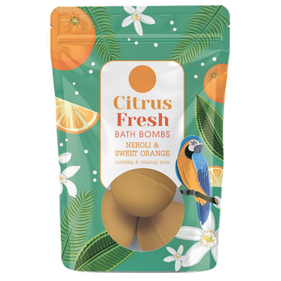 Elysium Spa Citrus Fresh perličkový kúpeľ 3 x 50 g