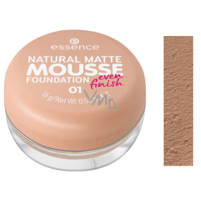 Essence Natural Matte Mousse Foundation penový make-up 01 16 g