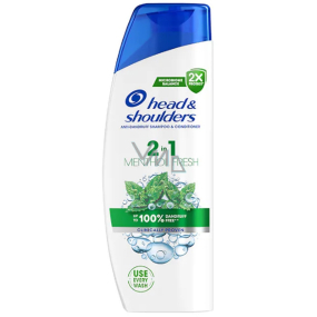 Šampón a balzam proti lupinám Head&Shoulders Menthol 2v1 250 ml
