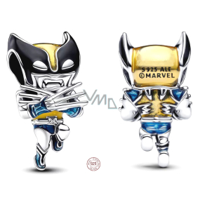 Prívesok Striebro 925 Marvel Wolverine, korálik na náramku film