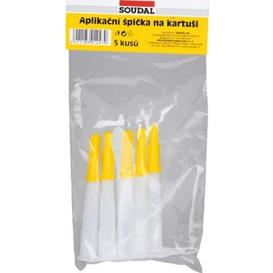 Soudal náhradný aplikátor na kartuše, 5 ks