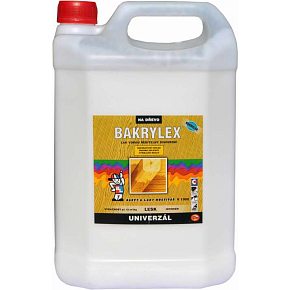 Bakrylex V1302 univerzál lesk disperzní lak na dřevo bezbarvý, 5 kg