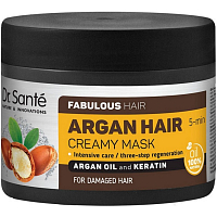 Dr. Santé Arganový olej a keratin krémová maska na poškodené vlasy 300 ml