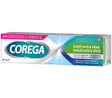Corega Fixačný krém Svieži extra silný pre úplné aj čiastočné zubné náhrady protézy 40 g