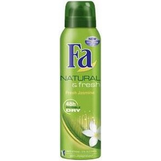 Fa Natural & Fresh Jasmine dezodorant sprej pre ženy 150 ml