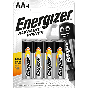 Energizer Alkaline Power AA tužková batéria, 4 ks