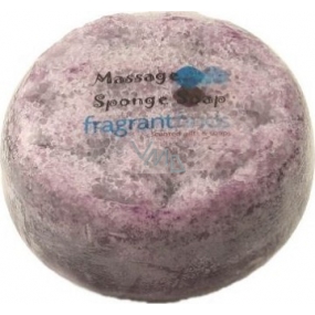 Fragrant Moonlight Glycerínové mydlo masážne s hubou naplnenou vôňou parfumu Escada Moon Sparkle vo farbe šedej 200 g