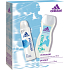 Adidas Climacool dezodorant antiperspirant sprej 150 ml + Protect sprchový gél 250 ml, pre ženy kozmetická sada