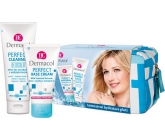 Dermacol Perfect Morské riasy výživný krém 50 ml + umývací gél na tvár s červenou morskou riasou 100 ml + taštička, kozmetická sada
