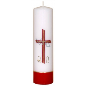 Lima Relief Kostolné sviečka biela valec 1012 50 x 170 mm 1 kus