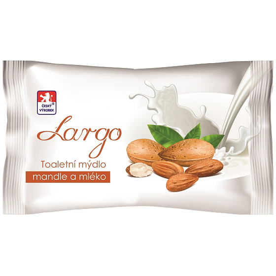 Largo Mandle a mlieko toaletné mydlo 100 g