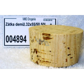 Korková zátka demižónová 32 x 55 x 50 mm, 50 l