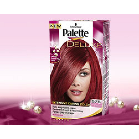 Schwarzkopf Palette Deluxe farba na vlasy 575 ohnivo červená 115 ml